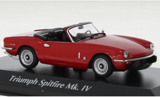 Triumph Spitfire 1/43 Maxichamps MK IV rojo 1972 coche miniatura