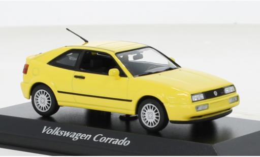Coche miniatura Volkswagen Corrado 1/43 Maxichamps G60 amarillo 1990 Volkswagen Corrado 1/43 Maxichamps G60 amarillo 1990 coche miniatura