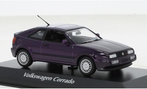 Coche miniatura Volkswagen Corrado 1/43 Maxichamps G60 metallise purpura 1990 Volkswagen Corrado 1/43 Maxichamps G60 metallise purpura 1990 coche miniatura