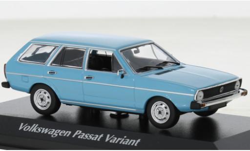Coche miniatura Volkswagen Passat 1/43 Maxichamps Variant azul 1975 Volkswagen Passat 1/43 Maxichamps Variant azul 1975 coche miniatura