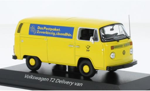 Coche miniatura Volkswagen T2 1/43 Maxichamps fourgon Allemand Bundespost 1972 Volkswagen T2 1/43 Maxichamps fourgon Allemand Bundespost 1972 coche miniatura
