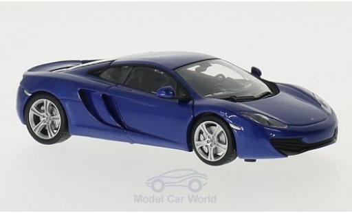McLaren MP4-12C 1/43 Maxichamps 12C metalico azul 2011 coche miniatura