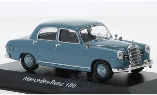 Coche miniatura Mercedes 180 1/43 Maxichamps (W120) azul 1955 Mercedes 180 1/43 Maxichamps (W120) azul 1955 coche miniatura
