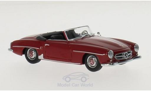Coche miniatura Mercedes 190 SL 1/43 Maxichamps SL (W121) rojo 1955 Mercedes 190 SL 1/43 Maxichamps SL (W121) rojo 1955 coche miniatura