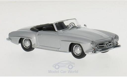 Coche miniatura Mercedes 190 SL 1/43 Maxichamps SL (W121) gris 1955 Mercedes 190 SL 1/43 Maxichamps SL (W121) gris 1955 coche miniatura