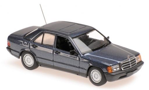 Coche miniatura Mercedes 190 1/43 Maxichamps E (W201) metalico azul 1984 Mercedes 190 1/43 Maxichamps E (W201) metalico azul 1984 coche miniatura