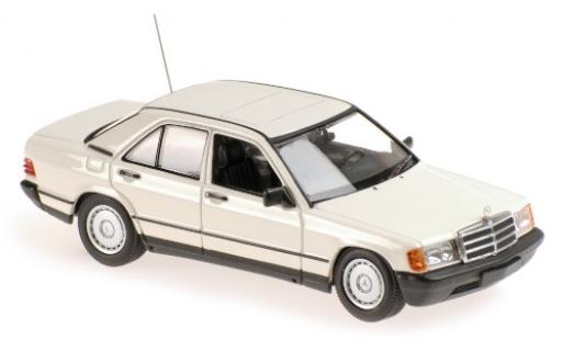 Mercedes 190 1/43 Maxichamps E (W201) blanco 1984 coche miniatura