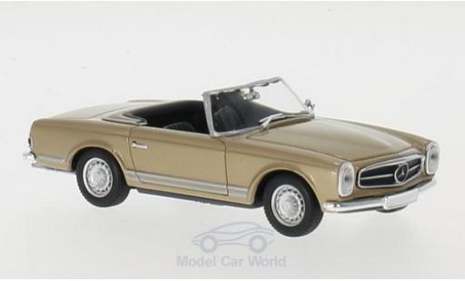 Coche miniatura Mercedes 230 1/43 Maxichamps SL gold 1965 Mercedes 230 1/43 Maxichamps SL gold 1965 coche miniatura