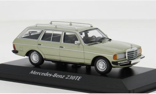 Coche miniatura Mercedes 230 1/43 Maxichamps TE (W123) metallise grün 1982 1:43 Mercedes 230 1/43 Maxichamps TE (W123) metallise grün 1982 1:43 coche miniatura