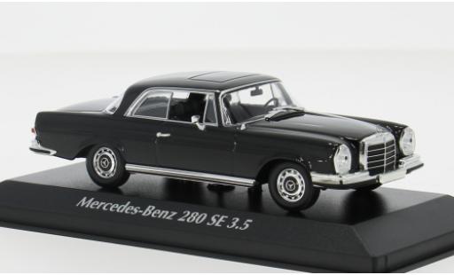 Coche miniatura Mercedes 280 1/43 Maxichamps SE 3.5 (W108) schwarz 1970 1:43 Mercedes 280 1/43 Maxichamps SE 3.5 (W108) schwarz 1970 1:43 coche miniatura