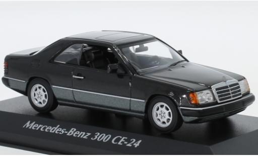 Coche miniatura Mercedes Classe E 1/43 Maxichamps 300 CE-24 (C124) metalico negro 1991 Mercedes Classe E 1/43 Maxichamps 300 CE-24 (C124) metalico negro 1991 coche miniatura