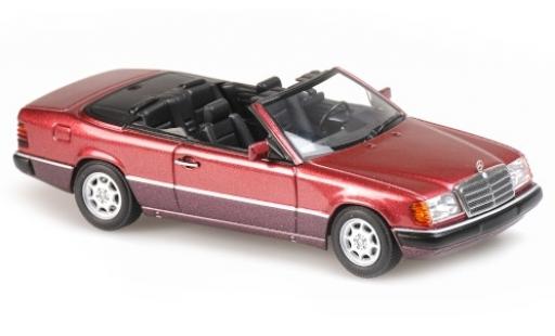 Coche miniatura Mercedes 300 1/43 Maxichamps CE-24 Cabriolet (A124) metalico rojo 1991 Mercedes 300 1/43 Maxichamps CE-24 Cabriolet (A124) metalico rojo 1991 coche miniatura