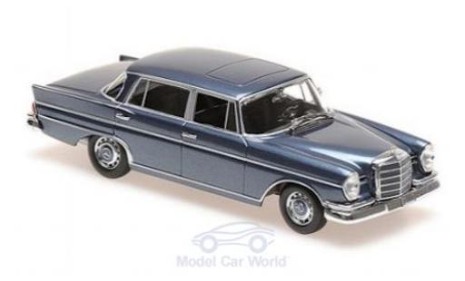 Coche miniatura Mercedes 300 1/43 Maxichamps SE lang (W112) metalico azul 1963 Mercedes 300 1/43 Maxichamps SE lang (W112) metalico azul 1963 coche miniatura
