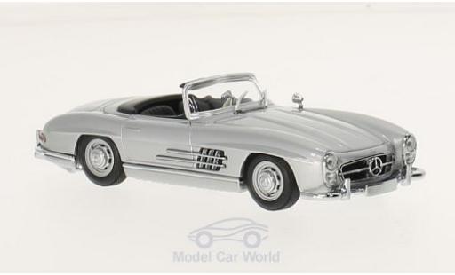 Coche miniatura Mercedes 300 TE 1/43 Maxichamps SL Roadster (W198 II) gris 1955 Mercedes 300 TE 1/43 Maxichamps SL Roadster (W198 II) gris 1955 coche miniatura