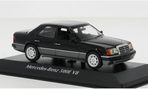 Mercedes 500 1/43 Maxichamps E (W124) schwarz 1991 1:43 coche miniatura