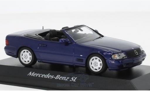 Coche miniatura Mercedes Classe SL 1/43 Maxichamps SL azul 1999 Mercedes Classe SL 1/43 Maxichamps SL azul 1999 coche miniatura
