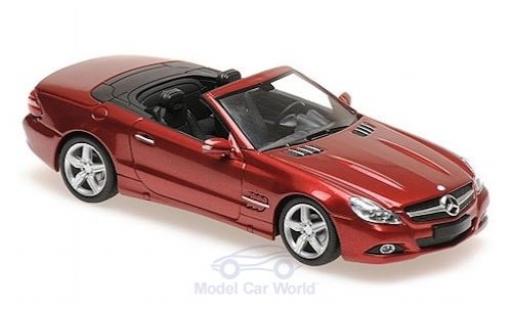 Mercedes Classe SL 1/43 Maxichamps (R230) metalico rojo 2008 coche miniatura