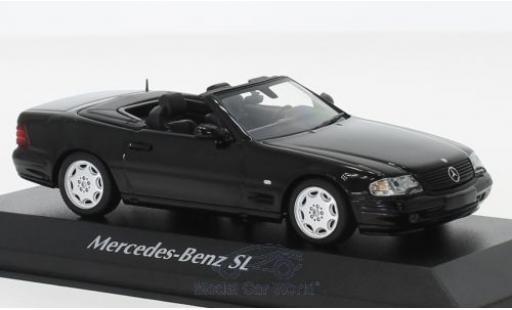 Coche miniatura Mercedes Classe SL 1/43 Maxichamps SL negro 1999 Mercedes Classe SL 1/43 Maxichamps SL negro 1999 coche miniatura