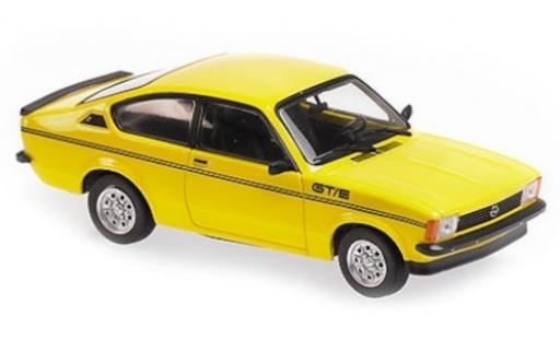 Coche miniatura Opel Kadett 1/43 Maxichamps C GT/E amarillo 1978 Opel Kadett 1/43 Maxichamps C GT/E amarillo 1978 coche miniatura