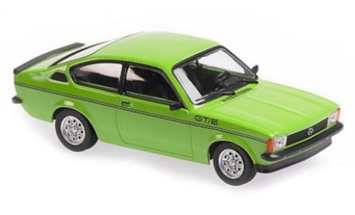 Coche miniatura Opel Kadett 1/43 Maxichamps C GT/E verde 1978 Opel Kadett 1/43 Maxichamps C GT/E verde 1978 coche miniatura