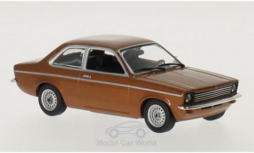 Coche miniatura Opel Kadett E 1/43 Maxichamps C metalico marron 1974 Opel Kadett E 1/43 Maxichamps C metalico marron 1974 coche miniatura