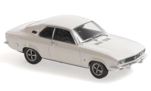 Coche miniatura Opel Manta 1/43 Maxichamps A blanco 1970 Opel Manta 1/43 Maxichamps A blanco 1970 coche miniatura