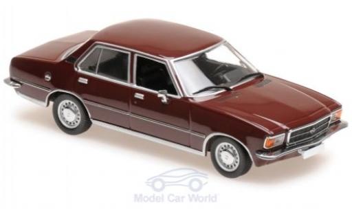 Opel Rekord 1/43 Maxichamps D rojo 1975 coche miniatura