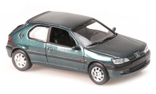 Coche miniatura Peugeot 306 1/43 Maxichamps metalico verde 1998 Peugeot 306 1/43 Maxichamps metalico verde 1998 coche miniatura