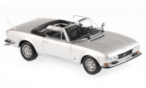Peugeot 504 1/43 Maxichamps Cabriolet gris 1977 coche miniatura