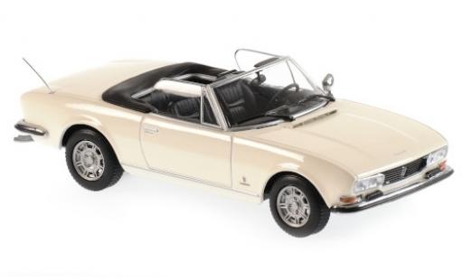Coche miniatura Peugeot 504 1/43 Maxichamps Cabriolet blanco 1977 Peugeot 504 1/43 Maxichamps Cabriolet blanco 1977 coche miniatura
