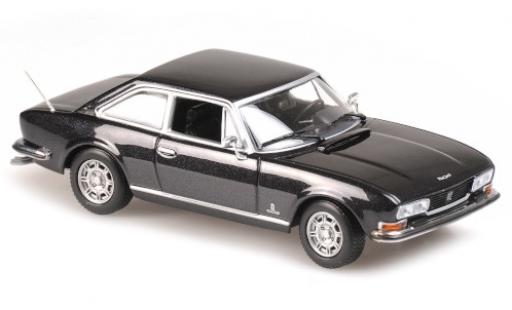 Peugeot 504 1/43 Maxichamps Coupe metalico anthrazit 1976 coche miniatura