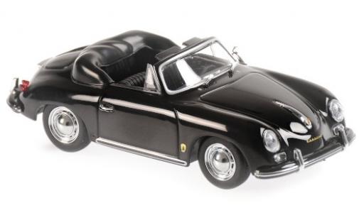 Porsche 356 1/43 Maxichamps A Cabriolet negro 1956 coche miniatura