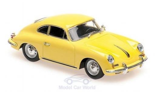 Porsche 356 1/43 Maxichamps B Coupe amarillo 1961 coche miniatura
