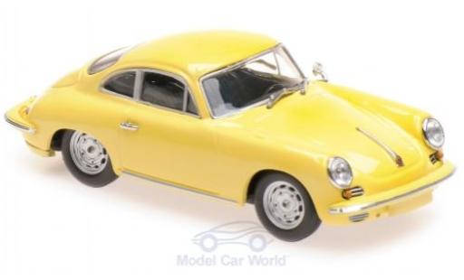 Porsche 356 1/43 Maxichamps C Carrera 2 amarillo 1963 coche miniatura