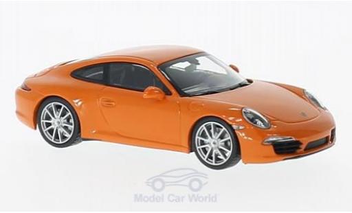 Coche miniatura Porsche 991 S 1/43 Maxichamps 911 () Carrera S naranja 2012 Porsche 991 S 1/43 Maxichamps 911 () Carrera S naranja 2012 coche miniatura