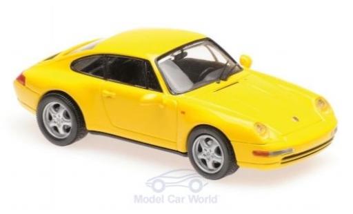 Porsche 993 1/43 Maxichamps 911 () amarillo 1 coche miniatura