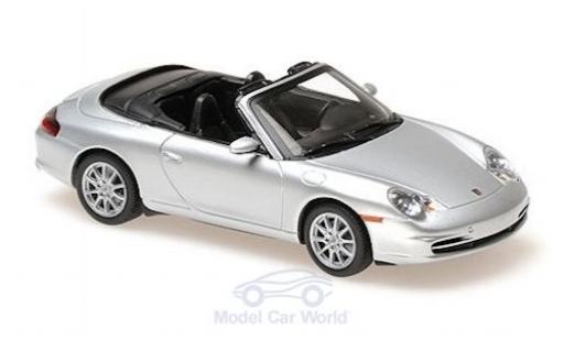 Coche miniatura Porsche 996 1/43 Maxichamps 911 () Cabriolet gris 2001 Porsche 996 1/43 Maxichamps 911 () Cabriolet gris 2001 coche miniatura