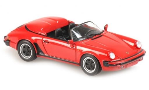Porsche 930 Speedster 1/43 Maxichamps 911 Speedster rojo 1988 coche miniatura