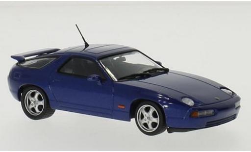 Porsche 928 1/43 Maxichamps GTS metalico azul 1991 coche miniatura