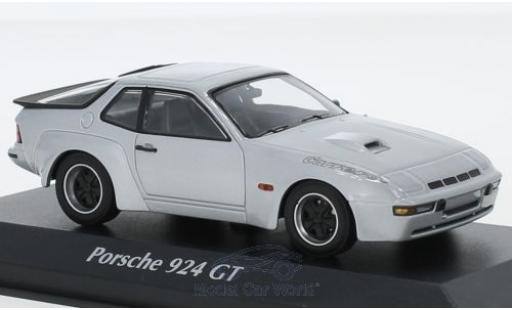 Coche miniatura Porsche 924 1/43 Maxichamps Carrera GT gris 1981 Porsche 924 1/43 Maxichamps Carrera GT gris 1981 coche miniatura