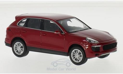 Coche miniatura Porsche Cayenne S 1/43 Maxichamps rojo 2014 Porsche Cayenne S 1/43 Maxichamps rojo 2014 coche miniatura