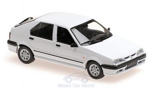 Renault 19 1/43 Maxichamps blanco 95 coche miniatura