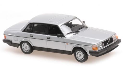 Coche miniatura Volvo 240 1/43 Maxichamps GL gris 1986 Volvo 240 1/43 Maxichamps GL gris 1986 coche miniatura