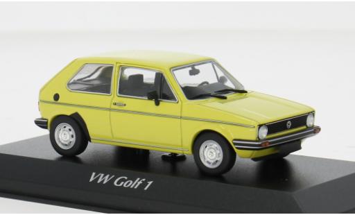 Volkswagen Golf 1/43 Maxichamps I gelb 1980 1:43 coche miniatura
