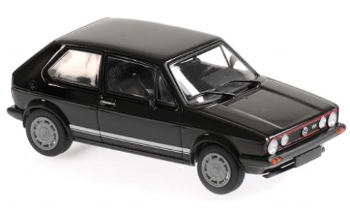 Coche miniatura Volkswagen Golf 1/43 Maxichamps I GTI negro 1983 Volkswagen Golf 1/43 Maxichamps I GTI negro 1983 coche miniatura