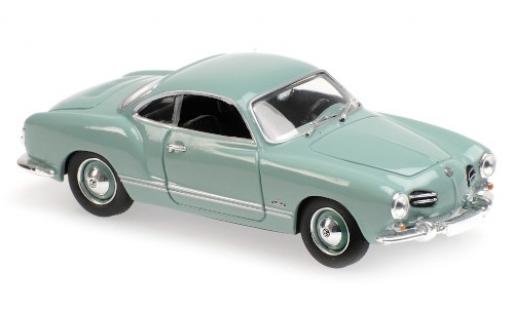 Coche miniatura Volkswagen Karmann 1/43 Maxichamps Ghia Coupe azul 1955 Volkswagen Karmann 1/43 Maxichamps Ghia Coupe azul 1955 coche miniatura