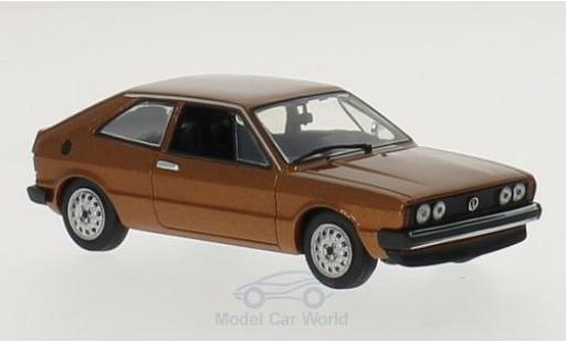 Coche miniatura Volkswagen Scirocco 1/43 Maxichamps metalico marron 1974 Volkswagen Scirocco 1/43 Maxichamps metalico marron 1974 coche miniatura