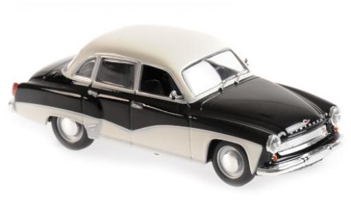 Coche miniatura Wartburg 311 1/43 Maxichamps negro/blanco 1959 Wartburg 311 1/43 Maxichamps negro/blanco 1959 coche miniatura