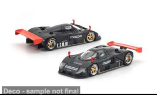 Mazda 787B 1/64 Pop Race Test Car schwarz/rojo 1991 1:64