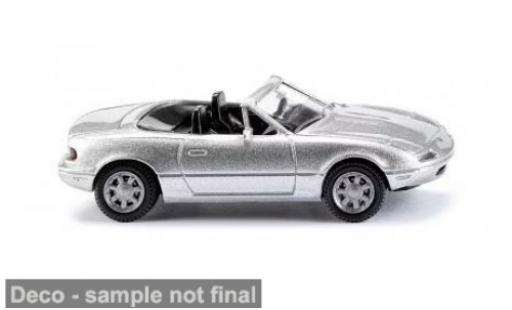 Mazda MX5 1/87 Wiking silber 1989 1:87 coche miniatura